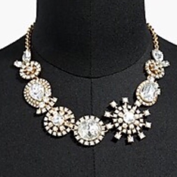 J. Crew Jewelry - ✂️J.CREW Crystal Burst Statement Necklace